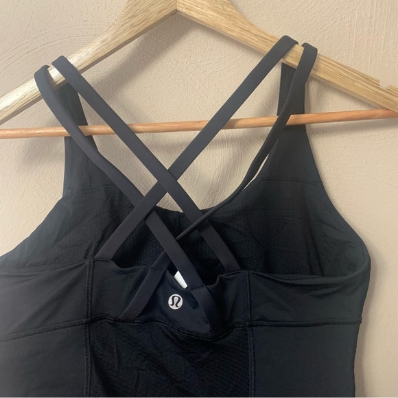 Lululemon Energy Tank in Midnight Iris Multi / Black Size 10 NWT New W1D56S - Picture 7 of 12